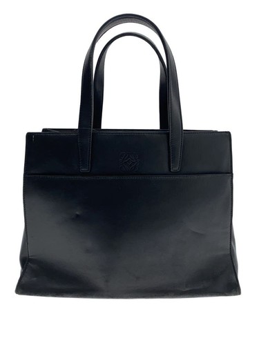 LOEWE handbag leather Black Used