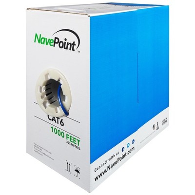 CAT6 1000FT Blue 1-pack