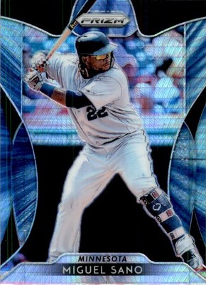 2019 Panini Prizm Prizms Hyper Blue #30 Miguel Sano - BB