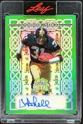 Donnie Shell 2026 Leaf Metal St. Patrick's Day Auto Leprechaun 10/10