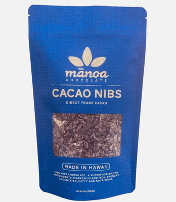 Manoa chocolate I Cacao Nibs 8oz. (226 grams) I Made In Hawaii