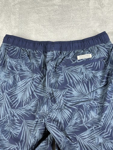 Fair Harbor Swim Shorts Mens XL Grey Floral Anchor Trunk Drawstring Lined Eco - Picture 4 of 15