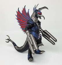PAINT ISSUES - Bandai Gigan 2004 Power Up 8" Figure Bandai Godzilla GFW No Tag