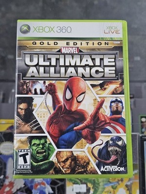 Marvel: Ultimate Alliance - Gold Edition (Microsoft Xbox 360, 2007) Complete
