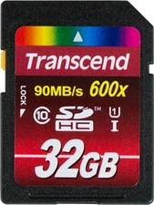 Transcend 600x 32GB SD Card