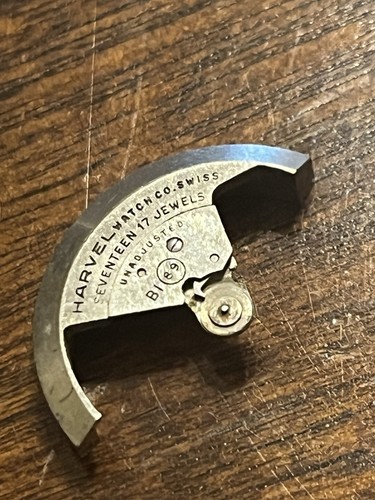 Harvel Watch Swiss 17j B1 89 Automatic Rotor Oscillator Weight