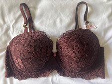 NWT Victoria s Secret Dream Angels Lightly Lined Demi Bra 32DD Underwire Lace