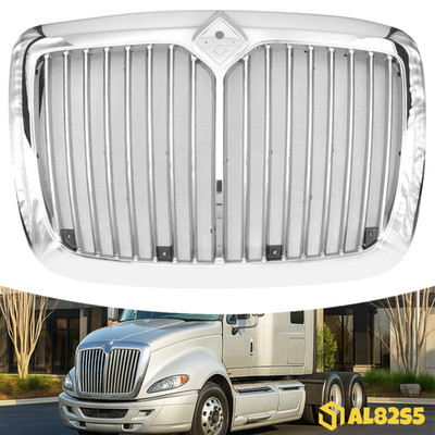 Front Grille Grill With Bug Screen for International ProStar 2008-2018 Chrome