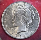 1922  Peace Dollar -Very Nice gradable coin