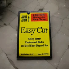 Easy Cut Safety Cutter Replacement Blades Box #09703 (1 Box /81 Total Blades)