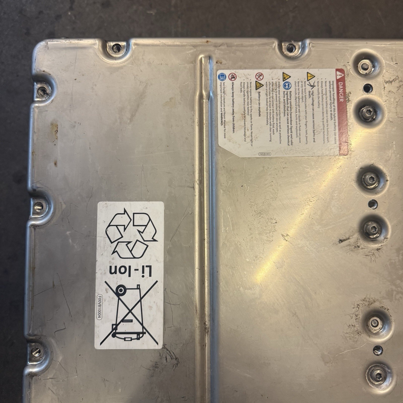 14-16 PORSCHE PANAMERA 970 15-18 CAYENNE 958 E-HYBRID HIGH VOLTAGE BATTERY