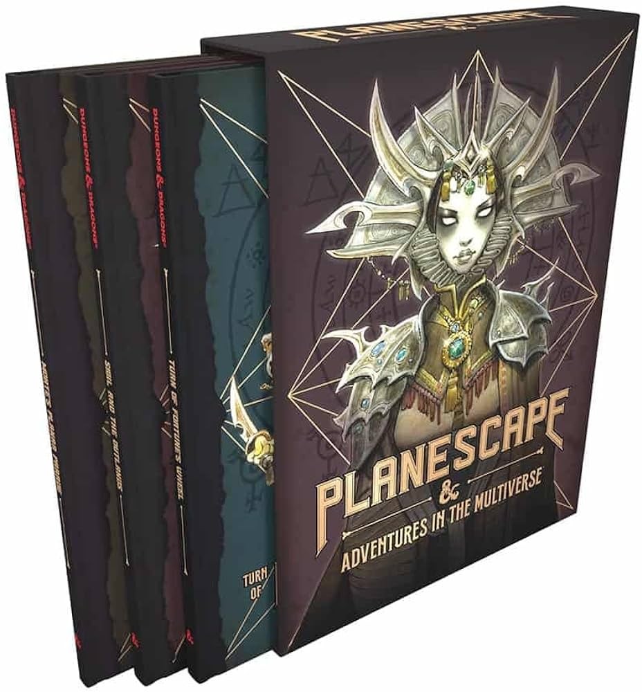 Planescape Adventures in the Multiverse D&D livre de luxe avec couverture Alt Cover limitée