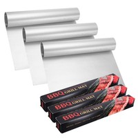 3-Pack Ofenblech FüR Bottom, 15,7X11,8 Zoll, Antihaft-Backmatten, Silber