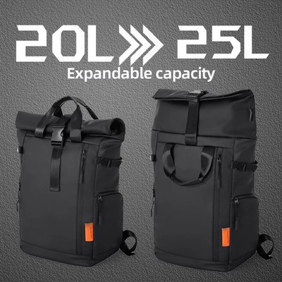 Reiserucksack Umhängetasche Wanderrucksack Kletterrucksack Klappbar Groß 20-35L
