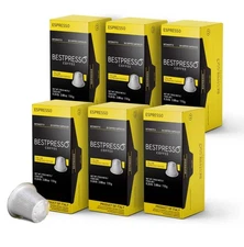 Bestpresso Coffee for Nespresso Machine 120 pods Espresso Blend-MED Intensity