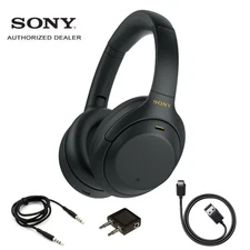 Geniune Sony WH-1000XM4 Wireless Noise-Cancelling Over-the-Ear Headphones  Black