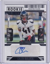 Calen Bullock 2024 Panini Contenders Rookie Ticket Rc Auto