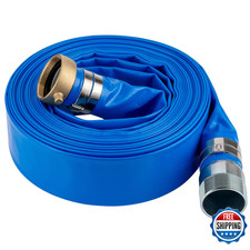 Eastrans 1-1/4 X 100 Heavy Duty Discharge Hose Npt Pin Lug And Nipple Fittings