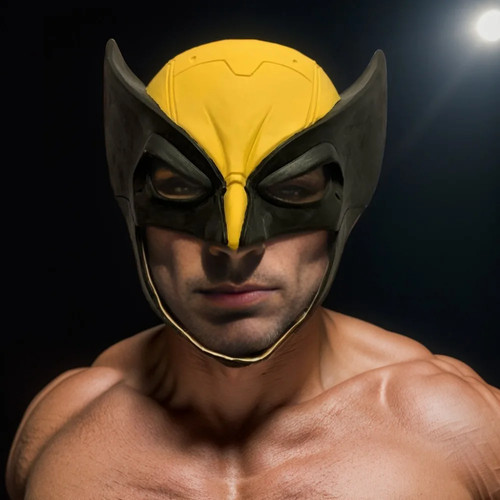 Superheld Wolverine Cosplay Maske Latex Helm James Howlett Logan Gesichtsmaske - Bild 18 von 24