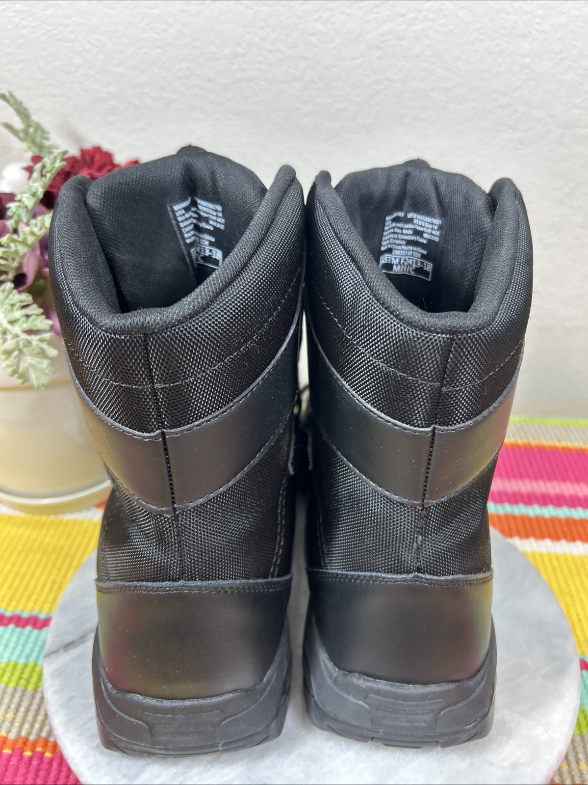 Interceptor Black Combat ASTM Lightweight Leather… - image 6