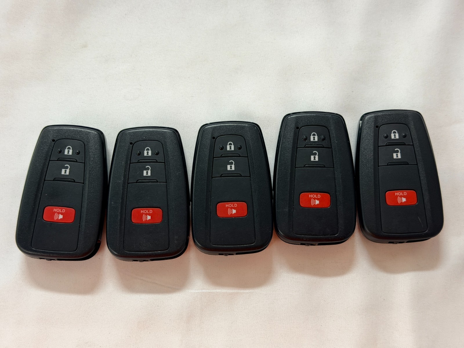 5 LOT TOYOTA OEM SMART KEYS REMOTES FOBS HYQ14FLA 3 BUTTON