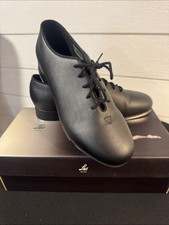 LEO Oxford Women s Tap Black Lace-Up Practice Shoes- 10
