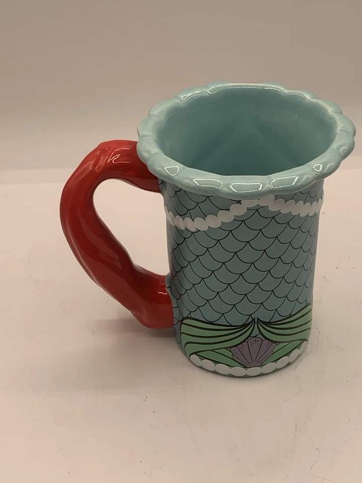 Taza de vestir ARIEL de la Sirenita de los parques de Disney taza 12 oz mango de pelo de Ariel Foto 4 de 4