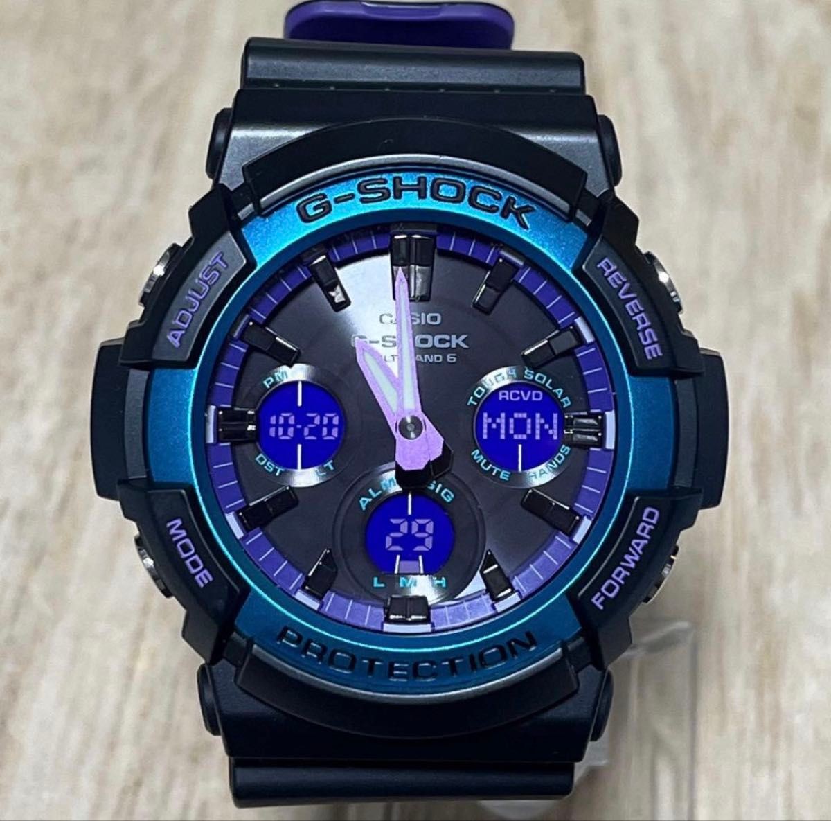 Rare el / Fully Functional G-SHOCK GAW-100BL Ana-Digi G-Shock Casio Watch