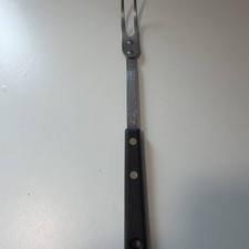 EKCO Vintage Serving Meat Carving Fork Handle Stainless Steel Made In USA 11.5”