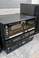 Technics Stereo Receiver Amp & Double Cassette SA-X30L / RS-X40W Stack 