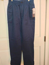 Brooks Brothers Big Boy Navy Solid Scrub Pants