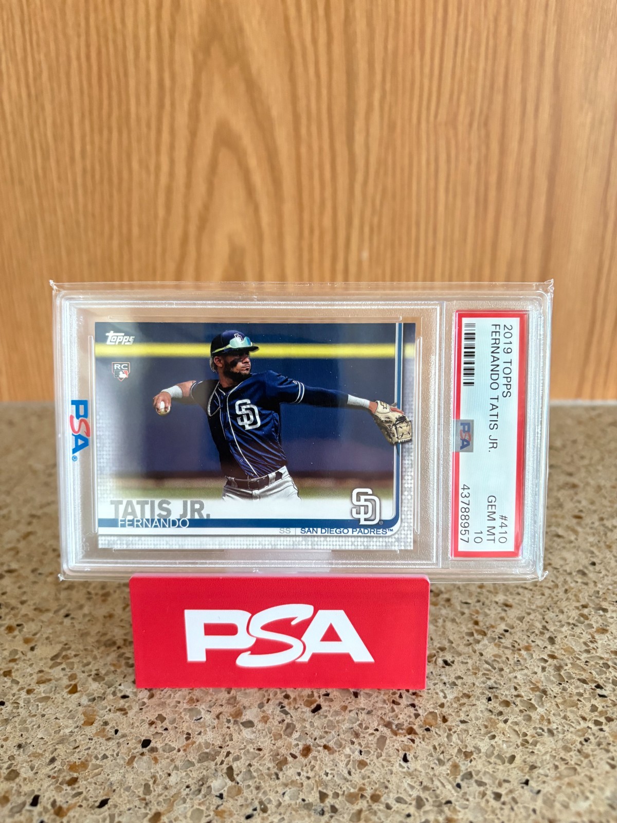 2019 Topps Fernando Tatis Jr Rookie PSA GEM MINT 10 #410