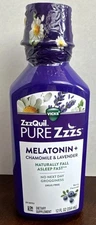 Vicks ZzzQuil Nighttime Sleep-Aid Liquid Berry Flavor (12 fl. oz.) Exp 10/2025