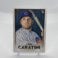 Victor Caratini RC 2018 Topps Gallery Rookie Card #138 Chicago Cubs. rookie card picture