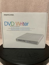 Memorex MDW218B Slim External CD/DVD Writer DVD 8X CDR 24X USB Powered Burner