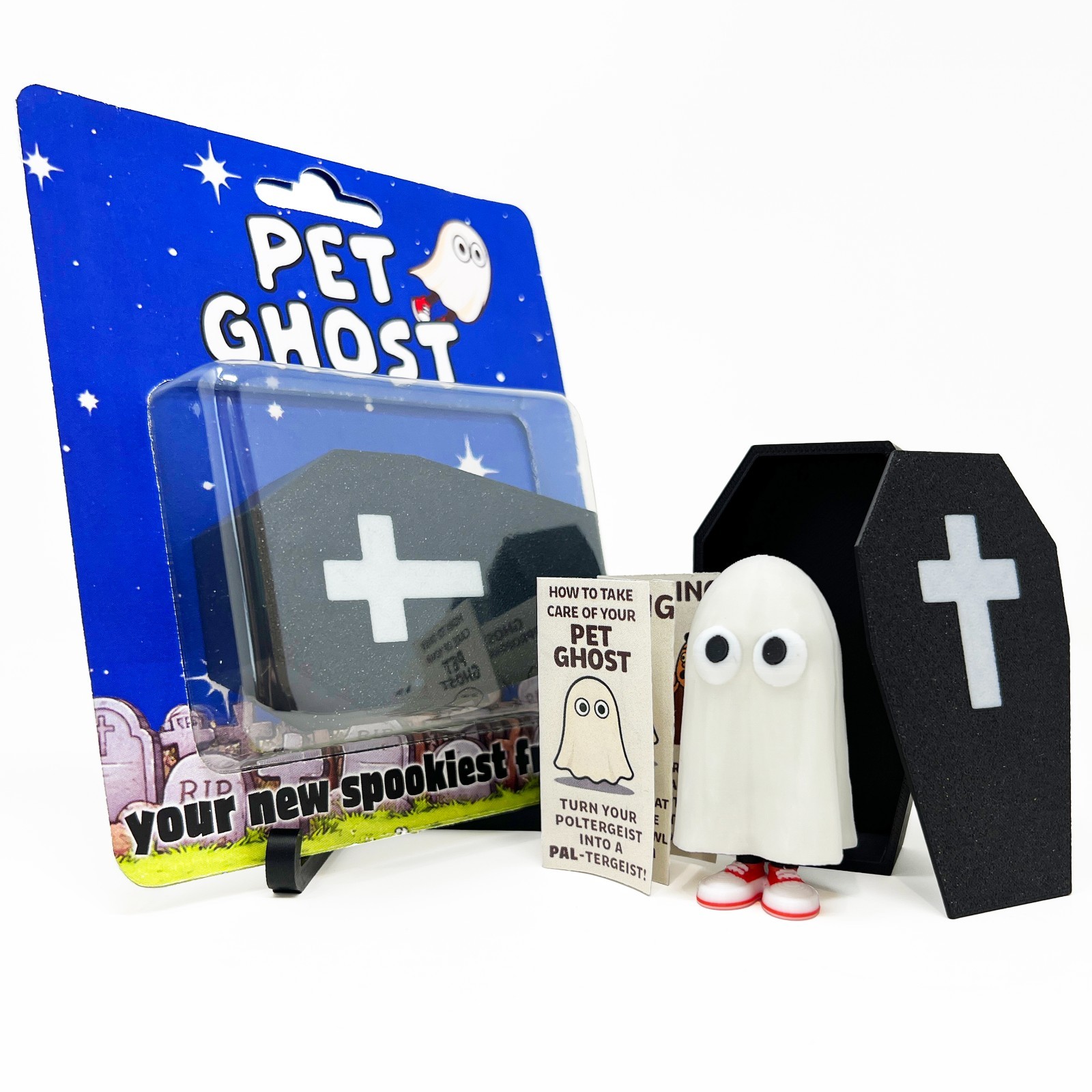 FUNNY NOVELTY GIFT IDEAS - PET GHOST - IDEAL FOR BIRTHDAY PRESENTS, PARTY BAGS