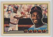 1989 Topps Big Chili Davis #294 to3