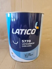LATICO KAPCI BASECOAT  SILVER METALIC MEDIUM FINE 1 GAL  1:1 MIX