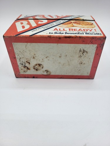 Vintage Betty Crocker Bisquick Metal Recipe Box Filled w/ Grandma's Recipes! - Picture 6 of 6