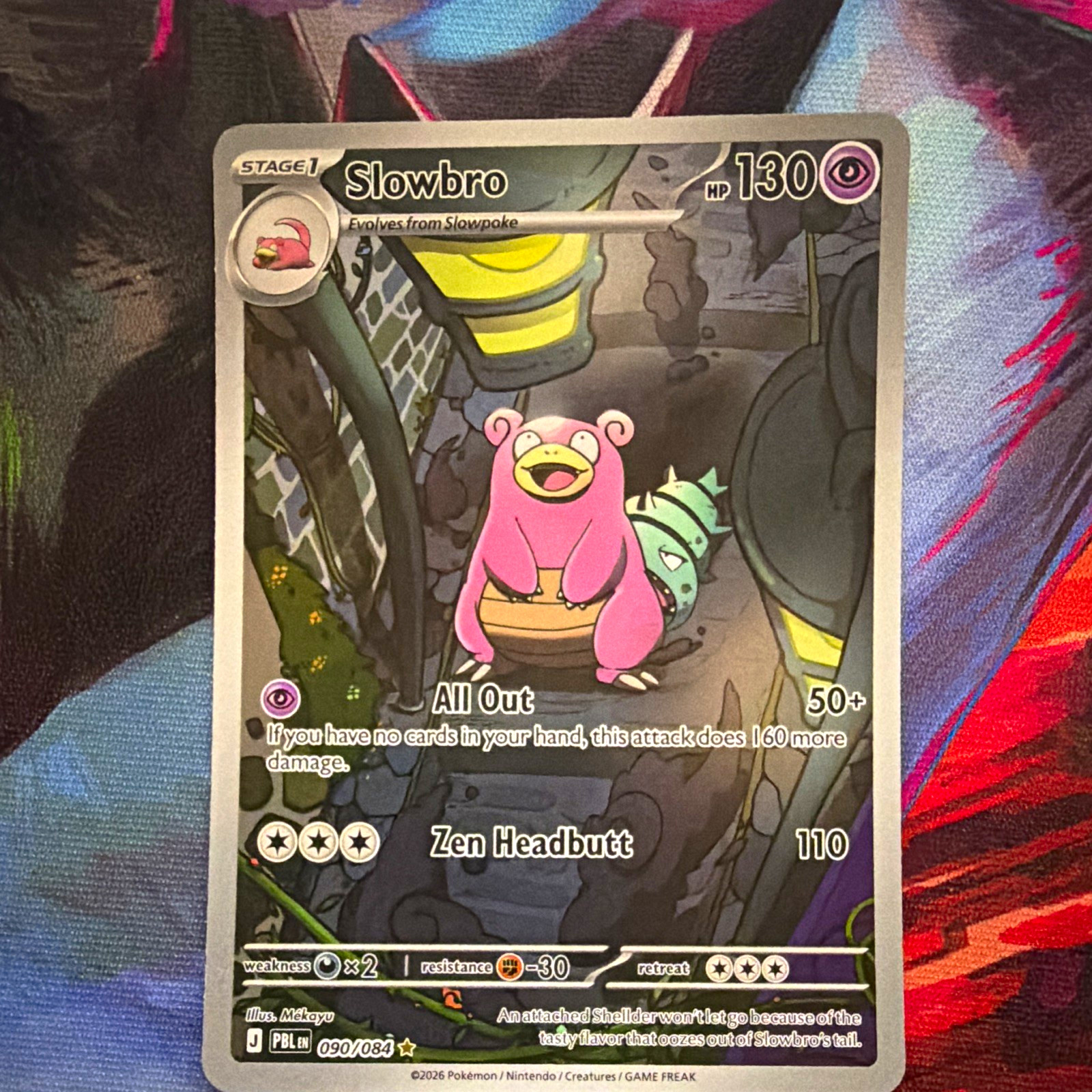 The Pokémon Company Slowbro 090/084 Prismatic Evolutions IR Holo Eng 2026 130HP