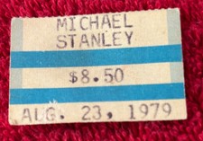 Michael Stanley Band August 23 1979 Ticket Stub MSB St Louis MO