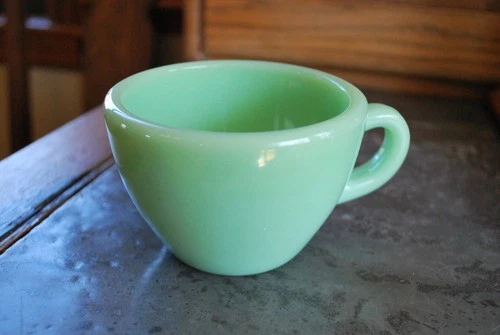 Vintage Fire King Jadeite Restaurant Ware Coffee Cup C-Handle