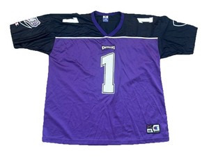 XFL Chicago Enforcers Jersey XL Purple Mens Champion Vintage Football