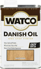 A65741 Danish Oil Wood Finish, Quart, Natural