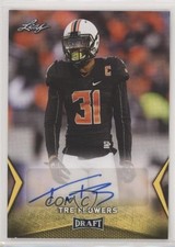 2018 Leaf Draft Auto Gold Tre Flowers #BA-TF2 Auto 0o1