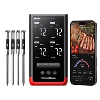 Fleischthermometer Kabellos Mit APP 4 Sonden 6 Sensoren Grillen Kochen