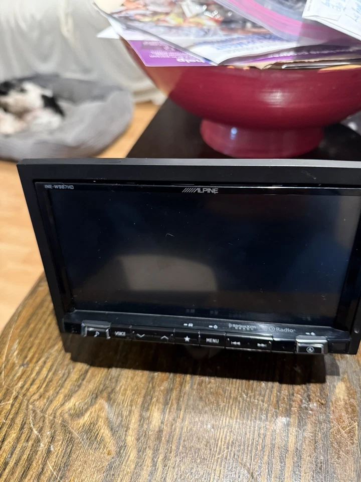 Used Alpine INE-W987HD 2-DIN 7" Digital Multimedia Receiver w/ GPS Navigation - Image 2 of 4