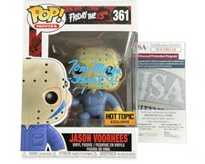 Tom Morga signed Funko Pop Figure Jason Voorhees Friday the 13th 5 JSA