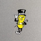 VINTAGE MR PEANUT PLANTERS PORCELAIN SIGN CAR GAS TRUCK OIL MOTORCYCLE