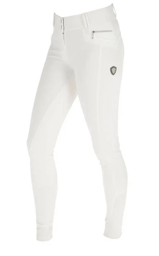 Covalliero Reithose Detroit Damen Weiß 46 xXXL wasser- und windabweisend T15a